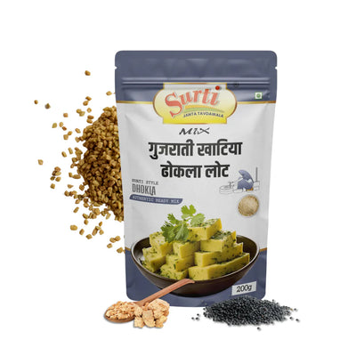 Surtimix Gujarati Khatiya Dhokla Aata | Ready To Eat 500 gms