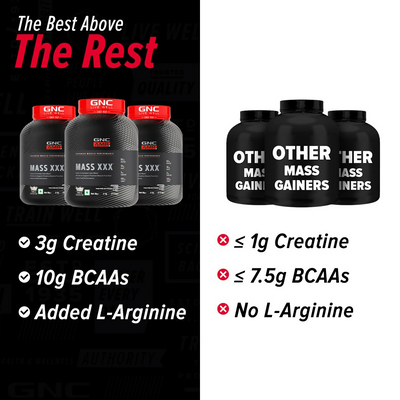 GNC AMP XXX Mass Gainer Boosts Lean Muscle Gains Flavour Vanilla