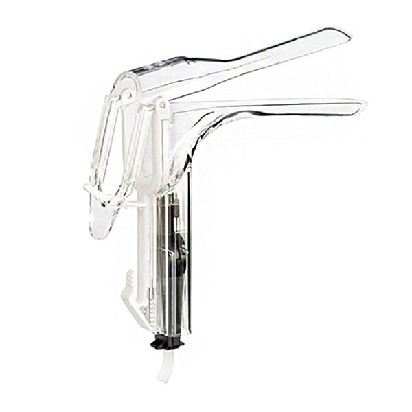 KleenSpec 590 Pederson Vaginal Speculum Built-In Light Source, Double Blade Duckbill, Office Grade