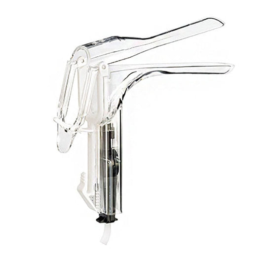 KleenSpec 590 Pederson Vaginal Speculum Built-In Light Source, Double Blade Duckbill, Office Grade