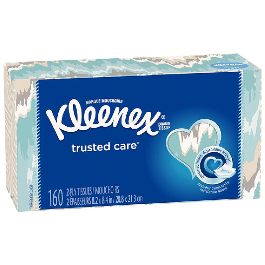 Kleenex Trusted Care Facial Tissues 2-Ply 160 Count