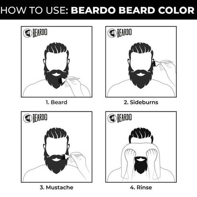 Beardo Beard Color for Men - Natural Black