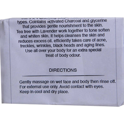 ARM Pearl Beauty Beauty Whitening Soap with Charcoal With Tea Tree + Lavender