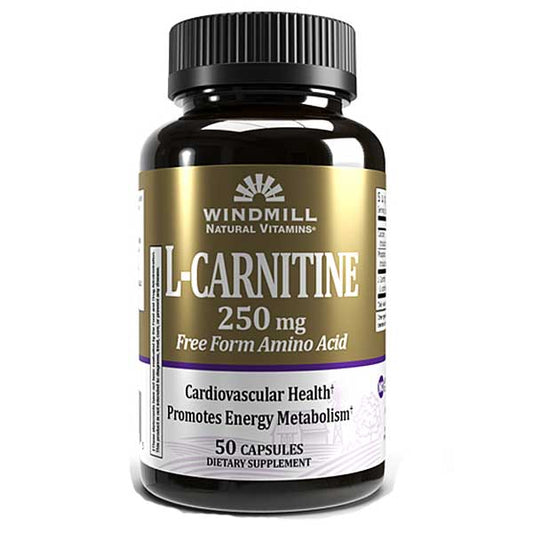 L-CarnItine 250 mg Capsules 50 Count