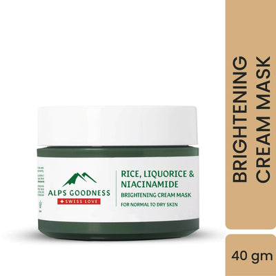Alps Goodness Rice, Liquorice & Niacinamide Brightening Cream Mask
