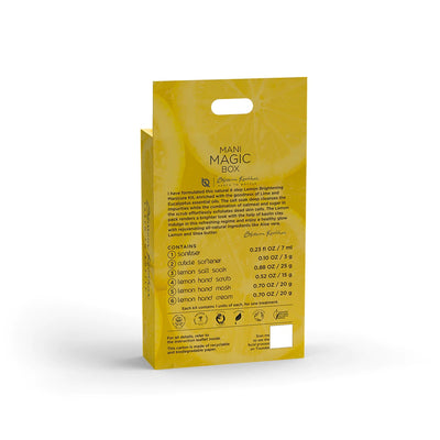 Aroma Magic Brightening Lemon Manicure & Pedicure Kit (1067 gm)