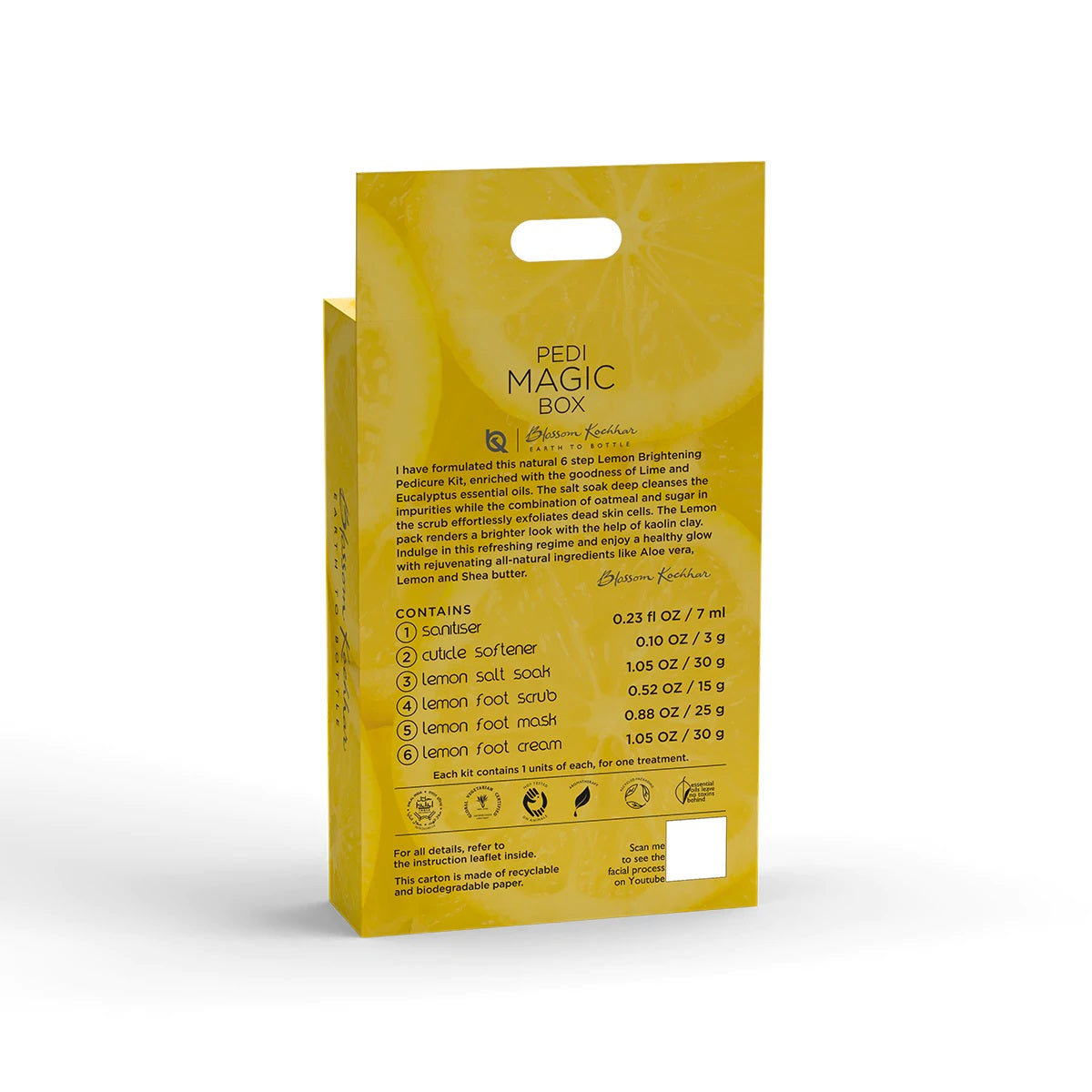 Aroma Magic Brightening Lemon Manicure & Pedicure Kit (1067 gm)