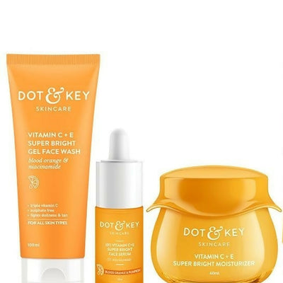 Dot & Key Vitamin C + E CSM (Cleanser, Serum, Moisturizer) Routine Combo