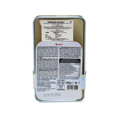 Ajfan Dark Chocolate Limoncello Pralines in Napoli Gift Tin