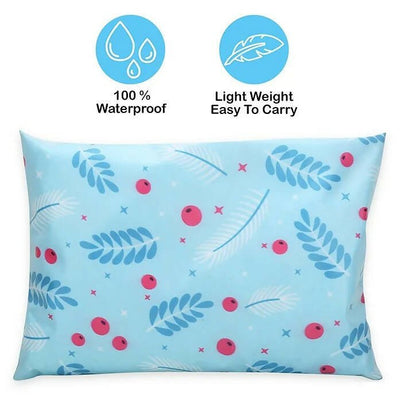 AHC New Born Baby Waterproof Bathing Pillow with Bean Filling for Bathing Chair/Tub/Sheet- Printed
