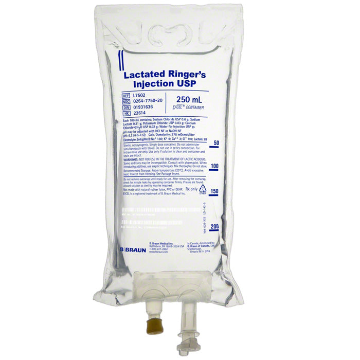 IV Bag Lactated Ringer Solution (Rx)