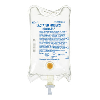 IV Bag, Lactated Ringer's IV Bag Solution (Rx)