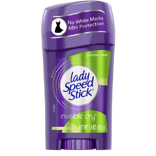 Lady Speed Stick Invisible Dry Antiperspirant & Deodorant Powder Fresh 1.4 oz
