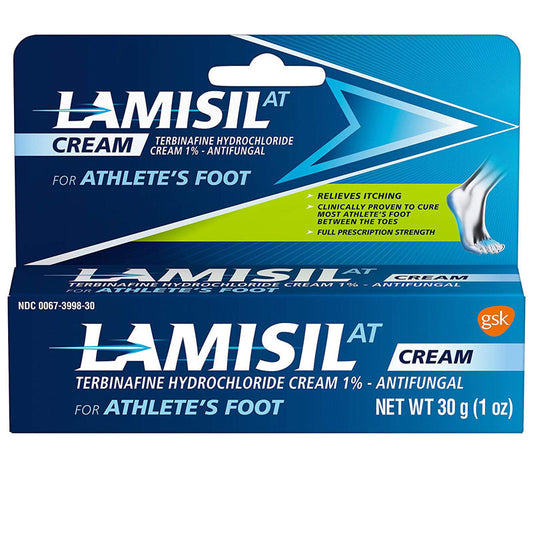 Lamisil AT Antifungal Athlete’s Foot Cream 1.05 oz (Terbinafine Hydrochloride)