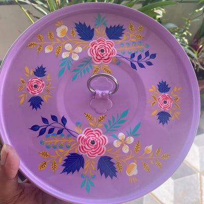 Lavender Mist Masala Box | Stainless Steel