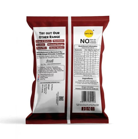Let's Try Vrat Mota Chips / Aloo Chips  - 60 gms