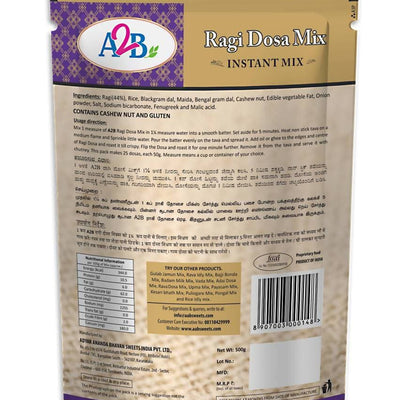 A2B - Adyar Ananda Bhavan Ragi Dosa Mix