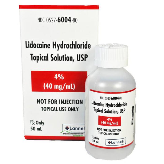 Lidocaine Hydrochloride 4% Topical Solution by Lannett (Rx)