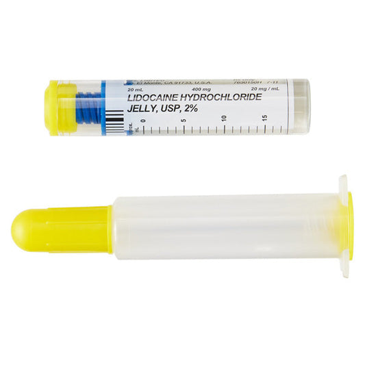 Lidocaine Jelly 2% Prefilled Syringes 100mg Uro-Jet, 25/Box (Rx)