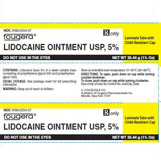 Lidocaine Topical Ointment 5%, 35 gram Tube (Rx)