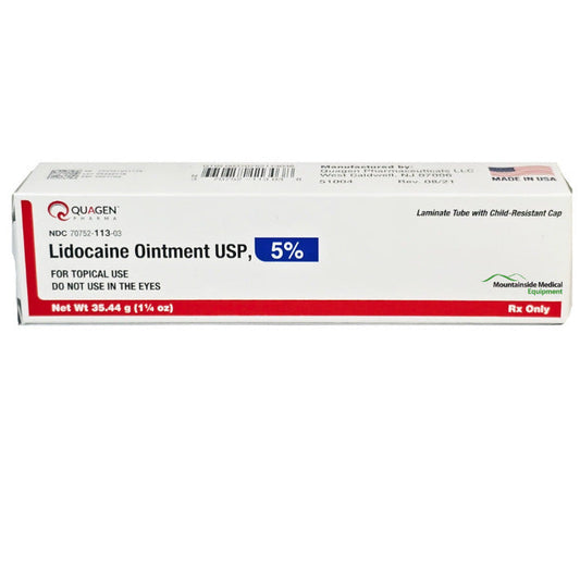 Lidocaine Ointment 5% Topical Numbing Ointment (RX)