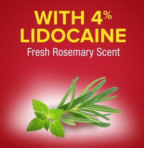 Aspercreme Roll-On Lidocaine Pain Relief with Rosemary & Mint No Mess Applicator