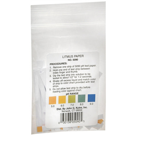 Litmus pH Testing Paper with Color Chart