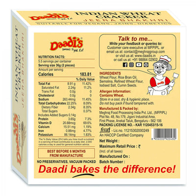 Daadi's Jeera Bhakhri