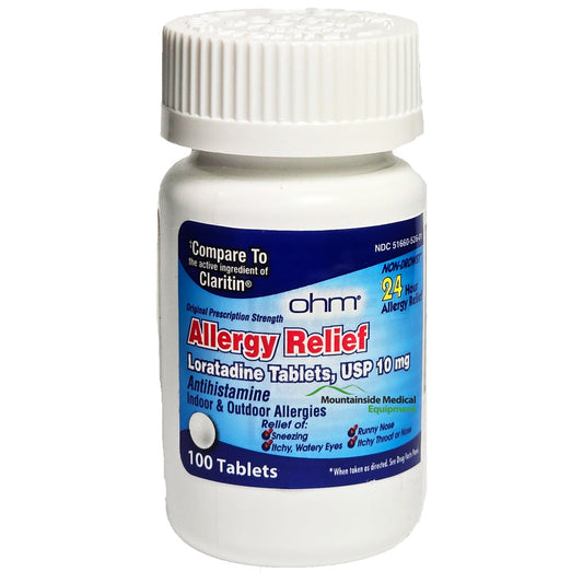 Loratadine 10 mg Allergy Relief Medicine, Non-Drowsy 100 Tablets