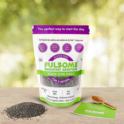 Fulsome Premium Raw Black Chia Seeds
