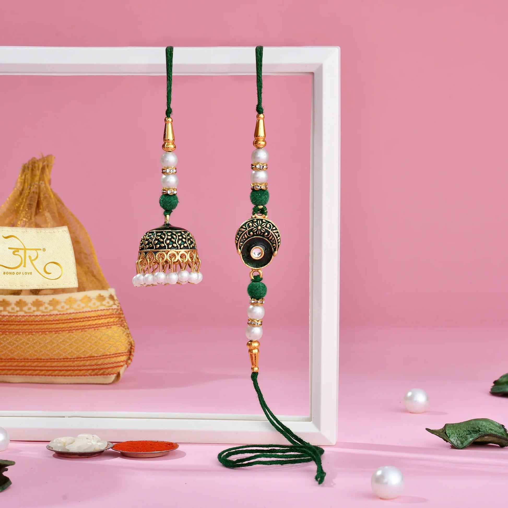 Kesar Sweets Luxury Tin Box Rakhi & Gourmet Delight