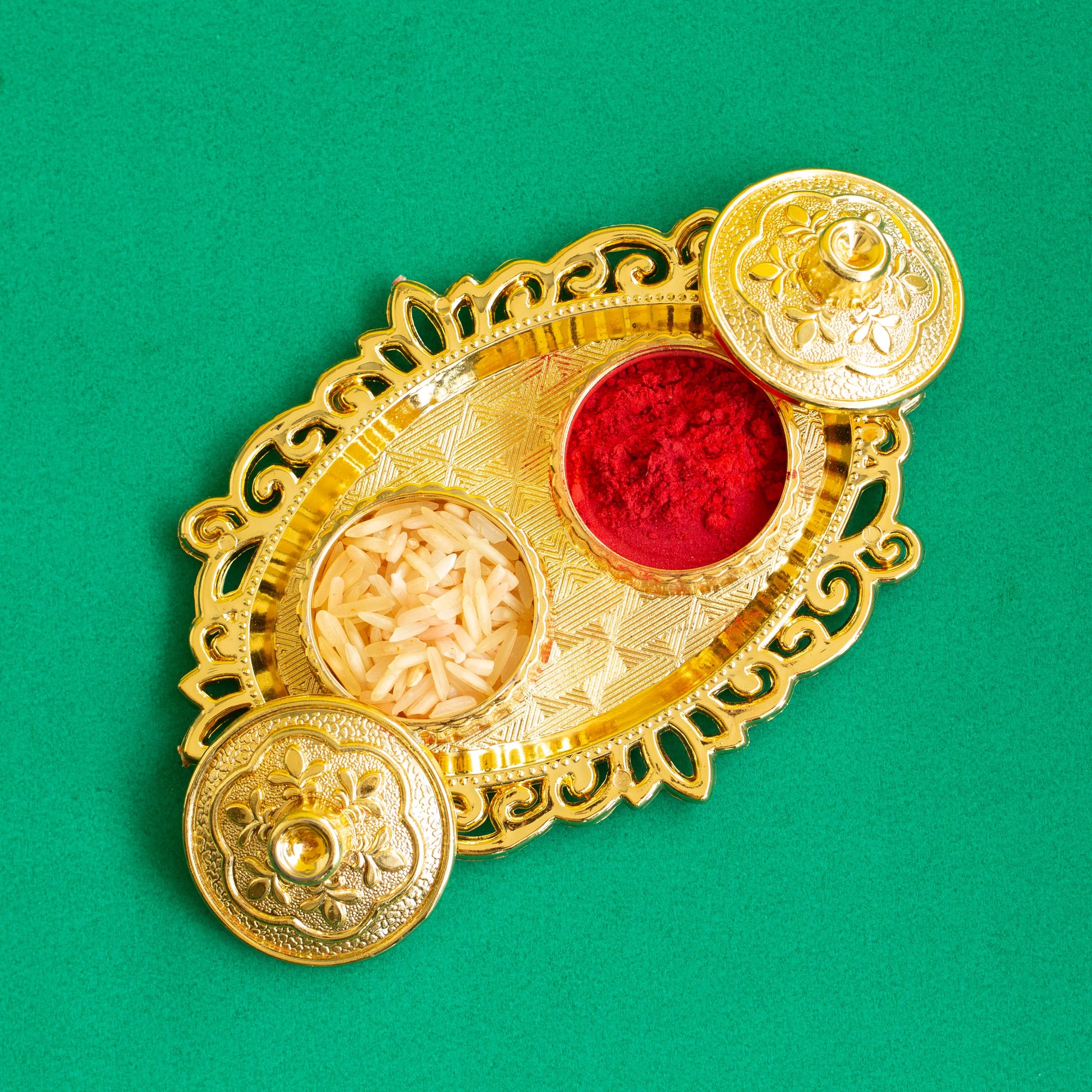 Kesar Sweets Luxury Tin Box Rakhi & Gourmet Delight