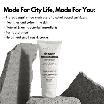 Detoxie Hydrating & Sanitizing Hand & Cuticle Cream