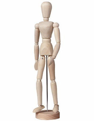 BRUSTRO Manikins (12 Inch Male & Female)