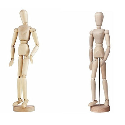 BRUSTRO Manikins (12 Inch Male & Female)