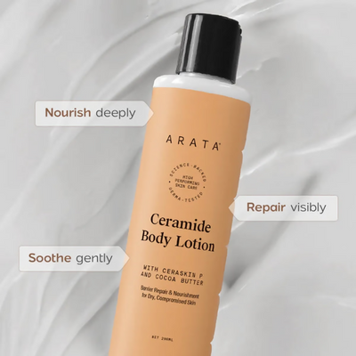 Arata Ceramide Body Lotion for Dry and Compromised Skin