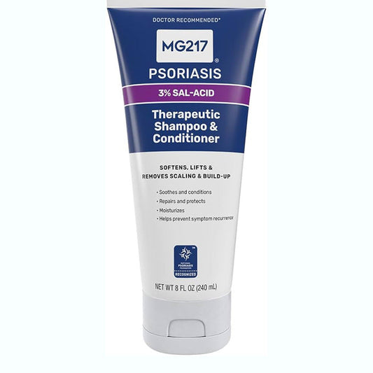 MG217 Psoriasis Medicated Shampoo and Conditioner with 3% Coal Tar