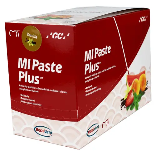 MI Paste Plus Vanilla Anti-Cavity Oral Paste, Sodium Fluoride 0.2% by GC America