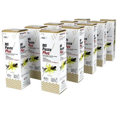 MI Paste Plus Vanilla Anti-Cavity Oral Paste, Sodium Fluoride 0.2% by GC America