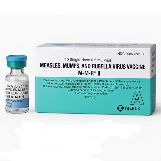 MMR Vaccine for Measles, Mumps & Rubella Virus 10 Doses (Rx) *Refrigerated