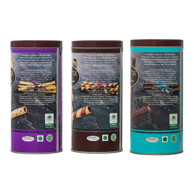 Hazelnut, Chocolate, Cookies & cream Wafer Sticks Combo