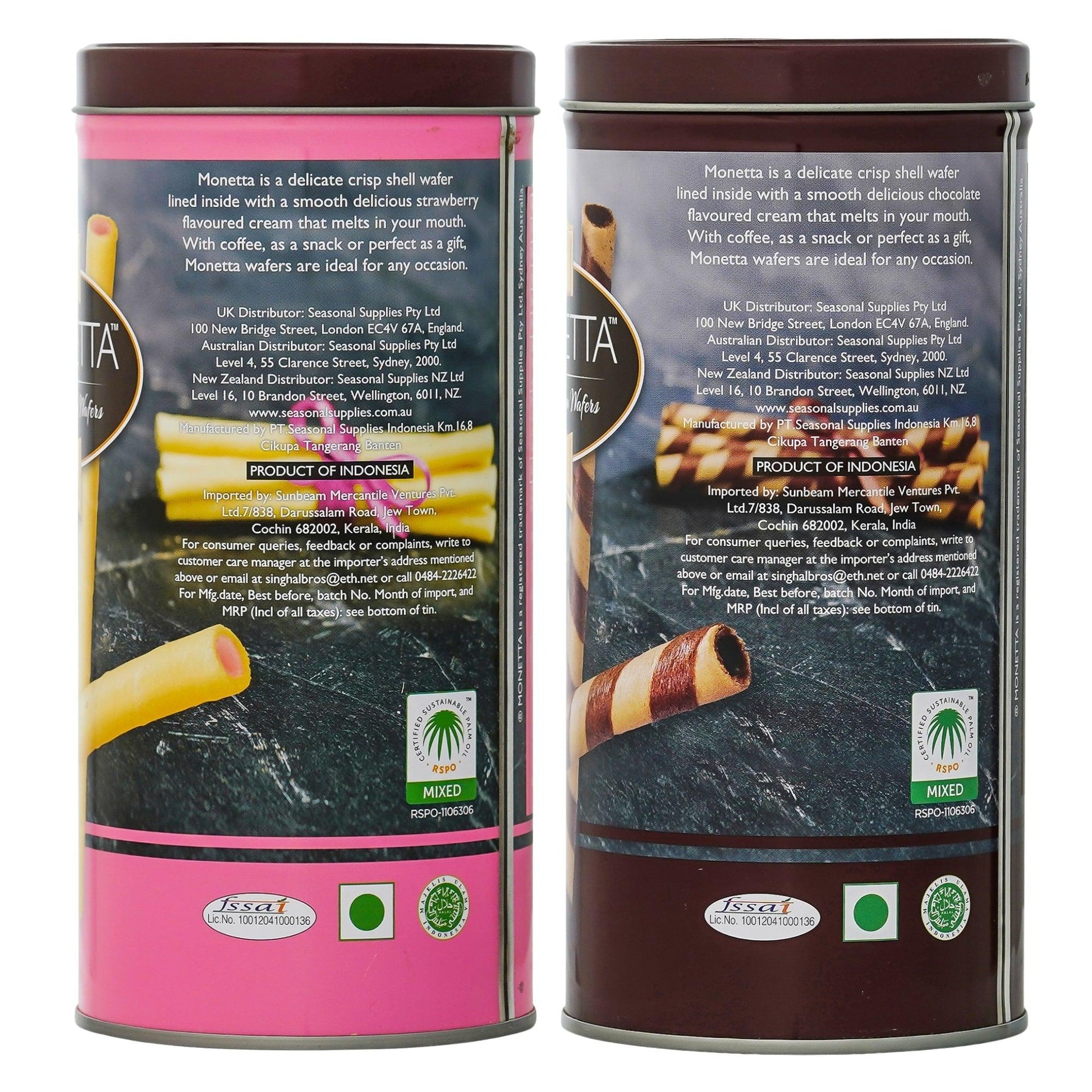 Strawberry, Chocolate Wafer Sticks Combo