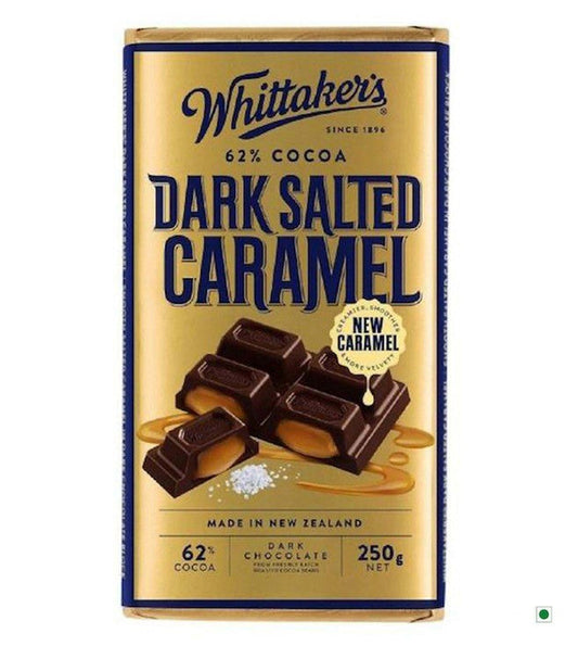 Dark Salted Caramel 62% Cocoa Sharing Bar - 250 gm