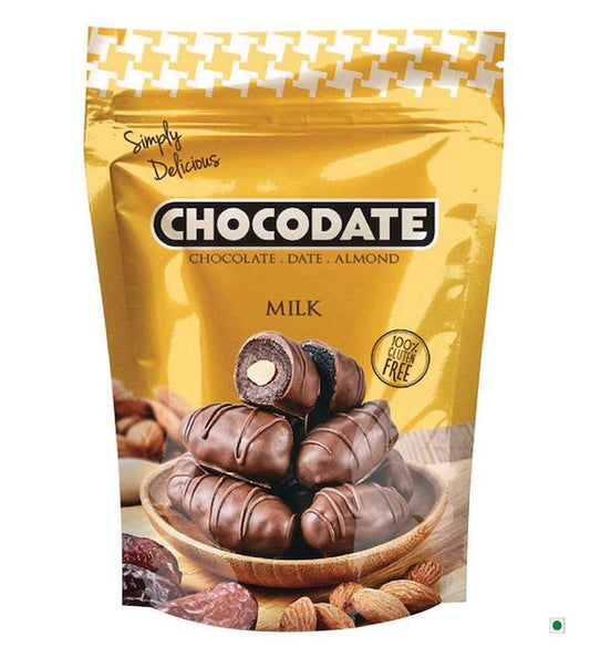 CHOCODATE Exclusive Real Milk Chocolate Sharing Pouch - 250 gm