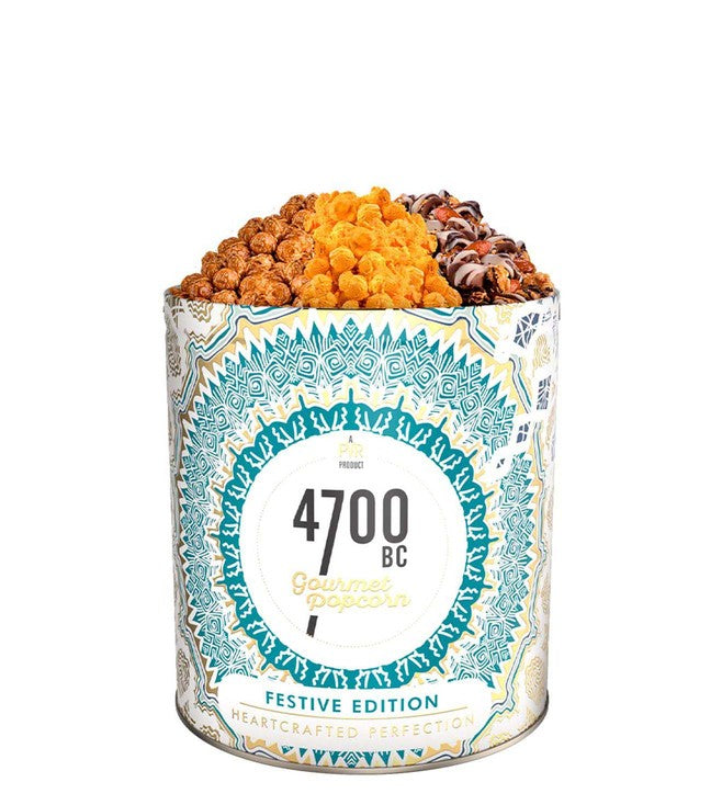 4700BC Pop Gala Exotic Popcorn Ensemble Tin - 475 g