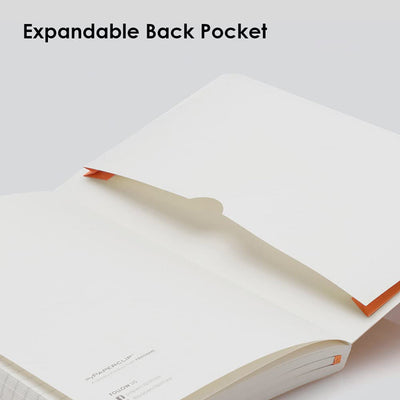 Mypaperclip Executive Series Notebook, A5 (148X 210Mm, 5.83 X 8.27 In.) Plain, Esx192A5-P Orange