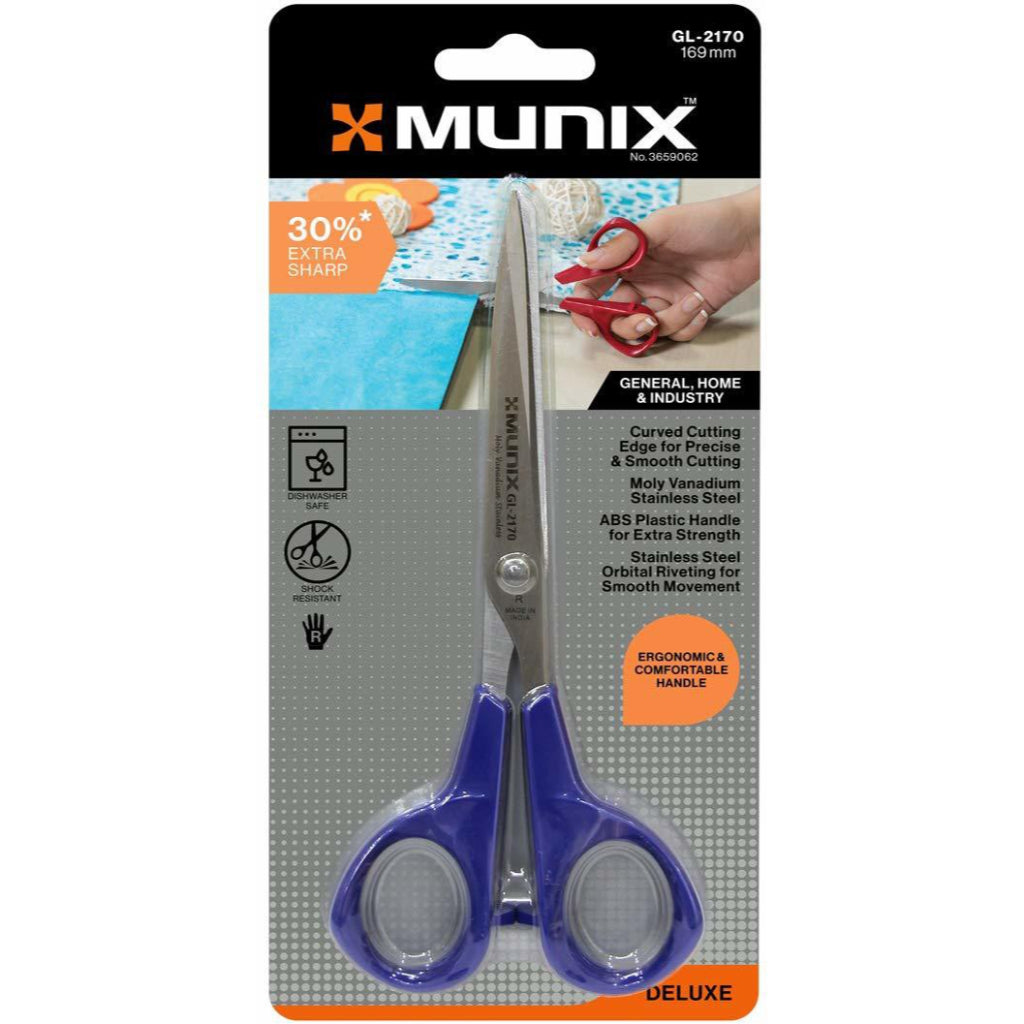 Munix GL-2170 169 mm / 6.6" Stainless Steel Scissors