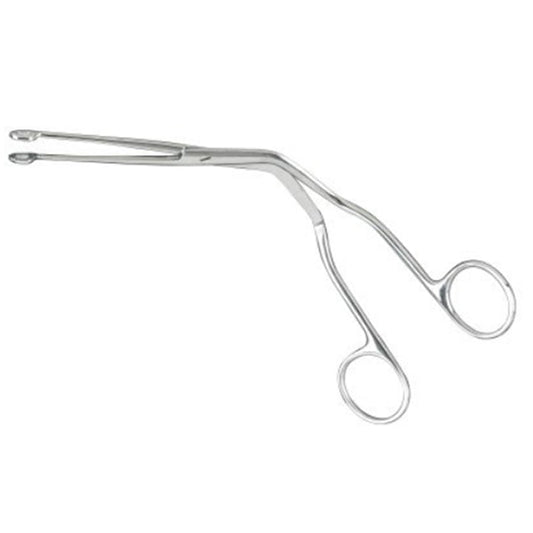 Magill Endotracheal Catheter Introducing Forceps, Non-Locking Finger Ring Handle, Child Size, 7 inch Stainless Steel