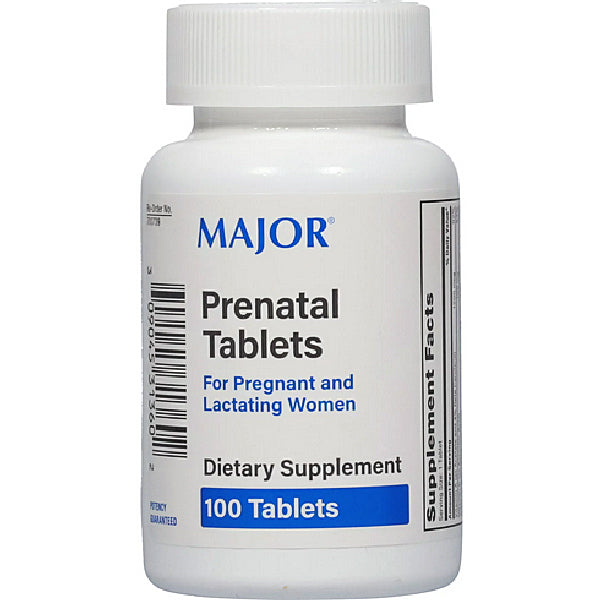 Prenatal Multivitamins for Pregnant or Lactating Women 100 Count