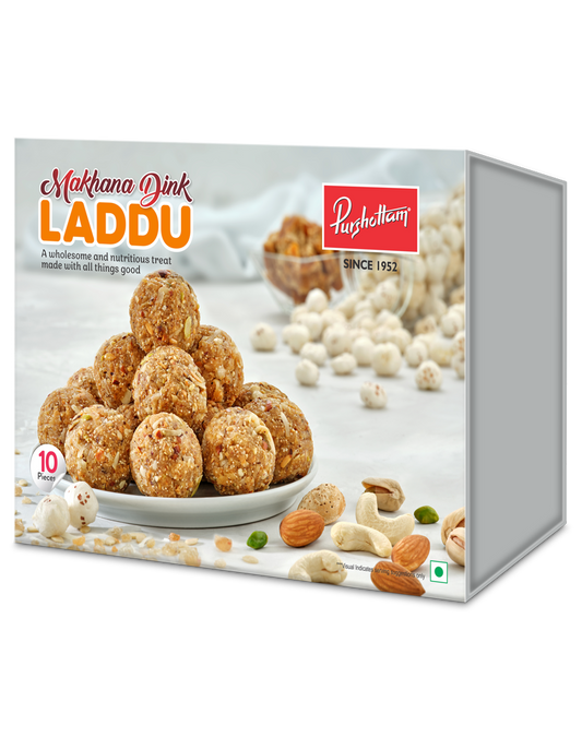 Purshottam Sweets Makhana Laddu - 500 gms